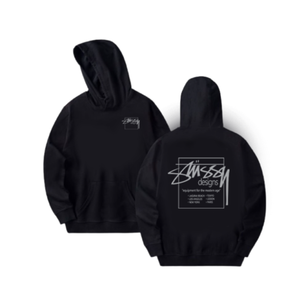 Dyed Stüssy Designs Hoodie