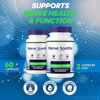Nerve Soothe Capsules supplement bottle for nerve health support and comfort