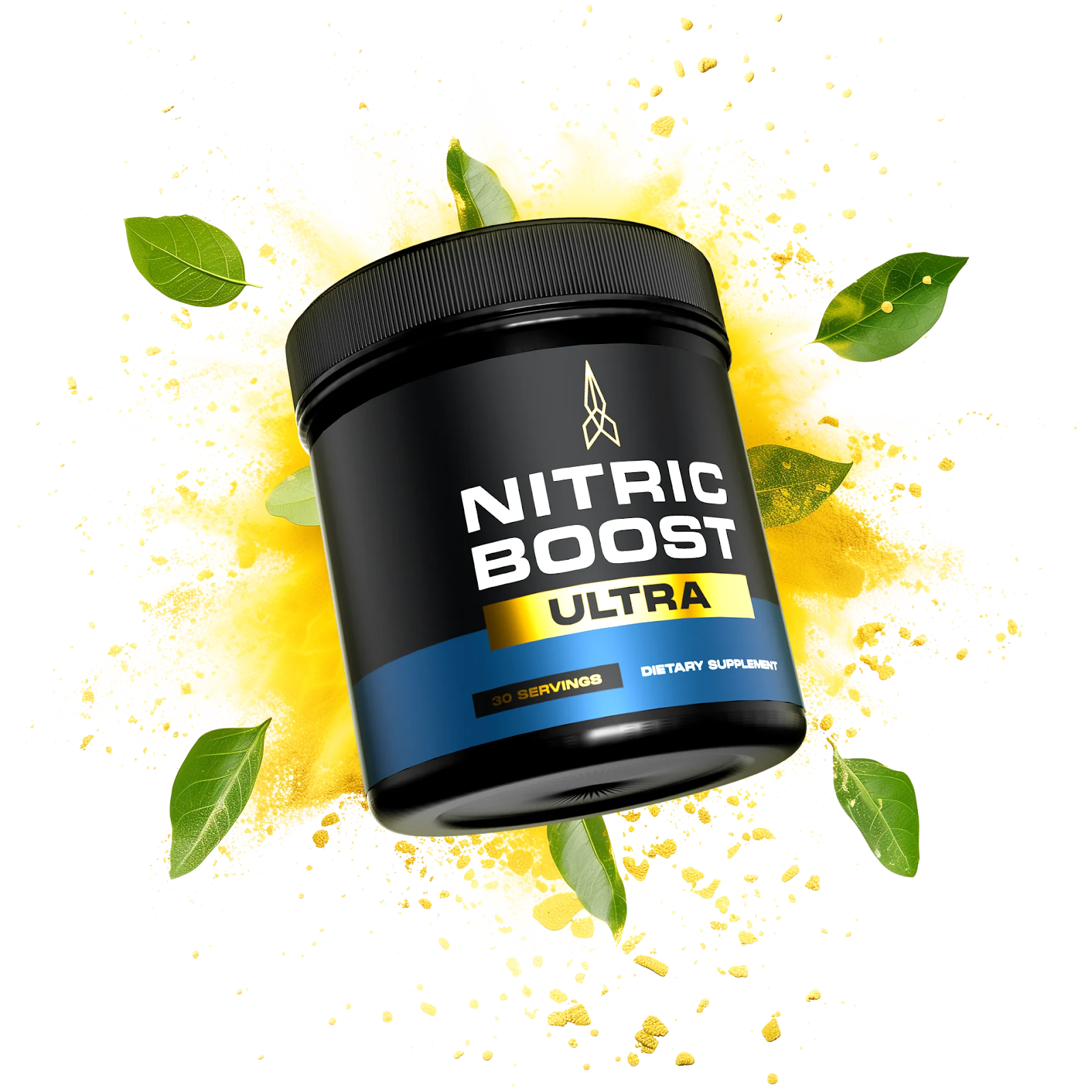 “Nitric Boost Ultra supplement concept showing blood flow and cardiovascular support illustration”