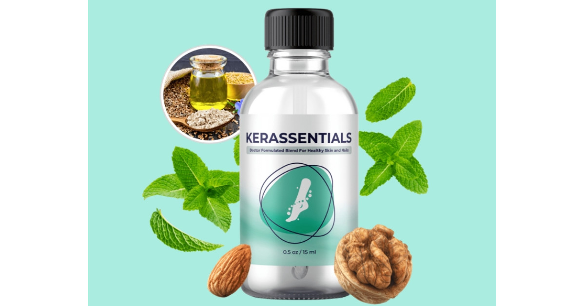 Kerassentials Supplement bottle for healthy nail support