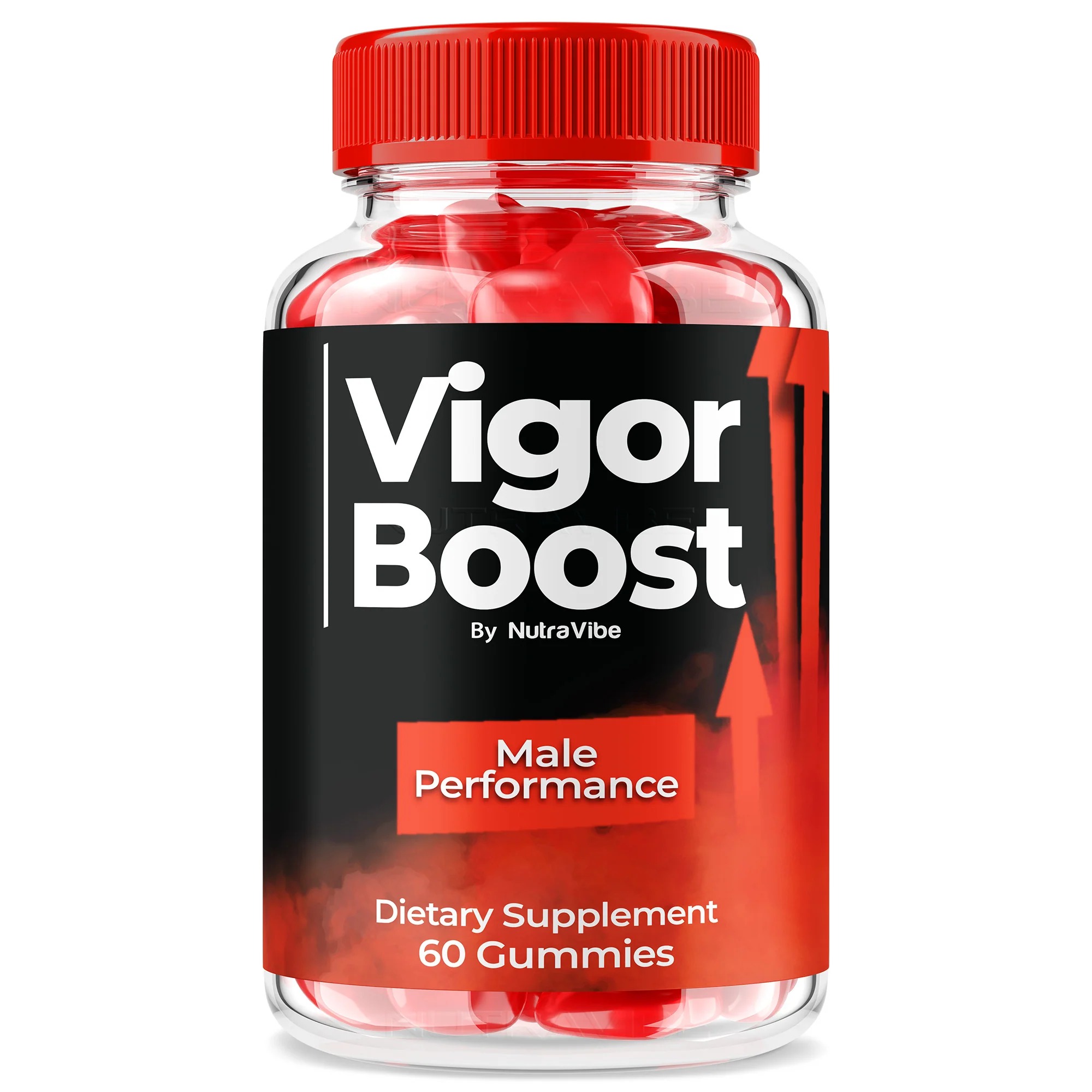 “Vigor Boost supplement concept showing energy, stamina, and vitality support illustration”