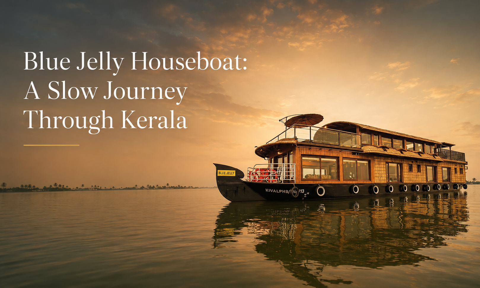 Blue Jelly Houseboat: A Slow Journey Through Kerala