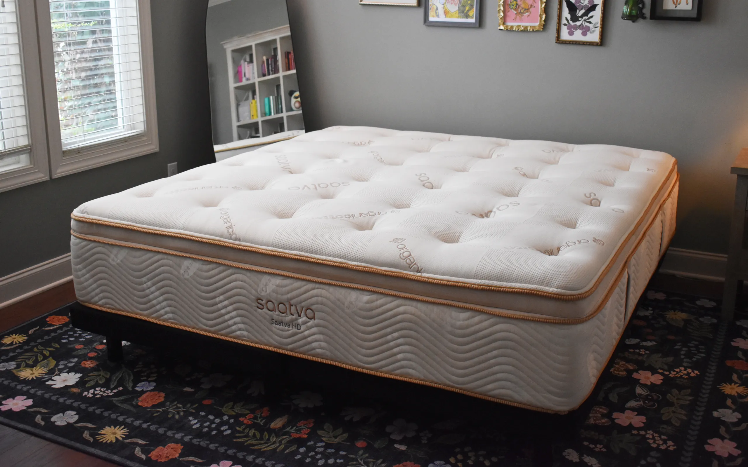 Saatva Zenhaven Latex Mattress showing two comfort sides