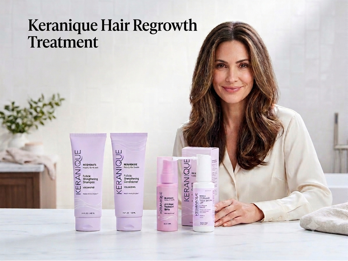 Keranique® Hair Regrowth System for thinning-looking hair care
