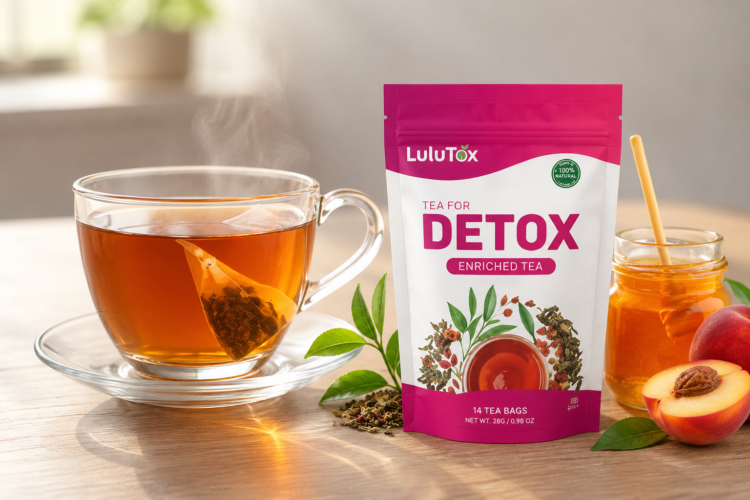 Lulutox Tea usage guide for a daily wellness routine