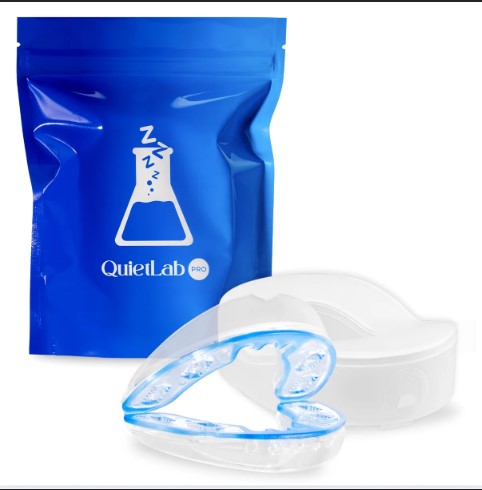 QuietLab Pro adjustable anti-snoring mouthpiece for a more comfortable bedtime routine