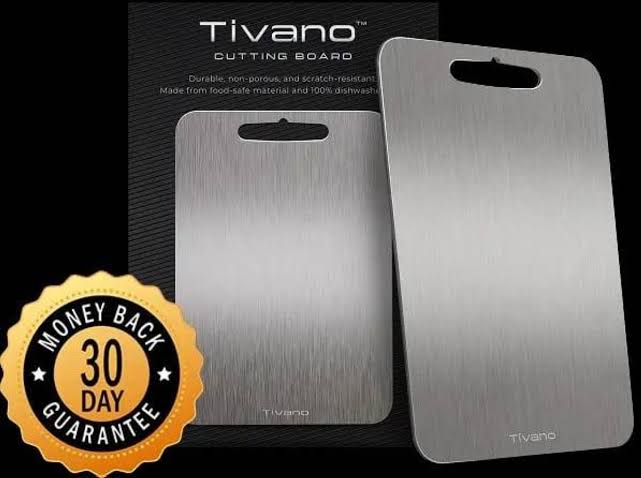 Tivano cutting boards for convenient everyday cooking and modern kitchen food preparation.
