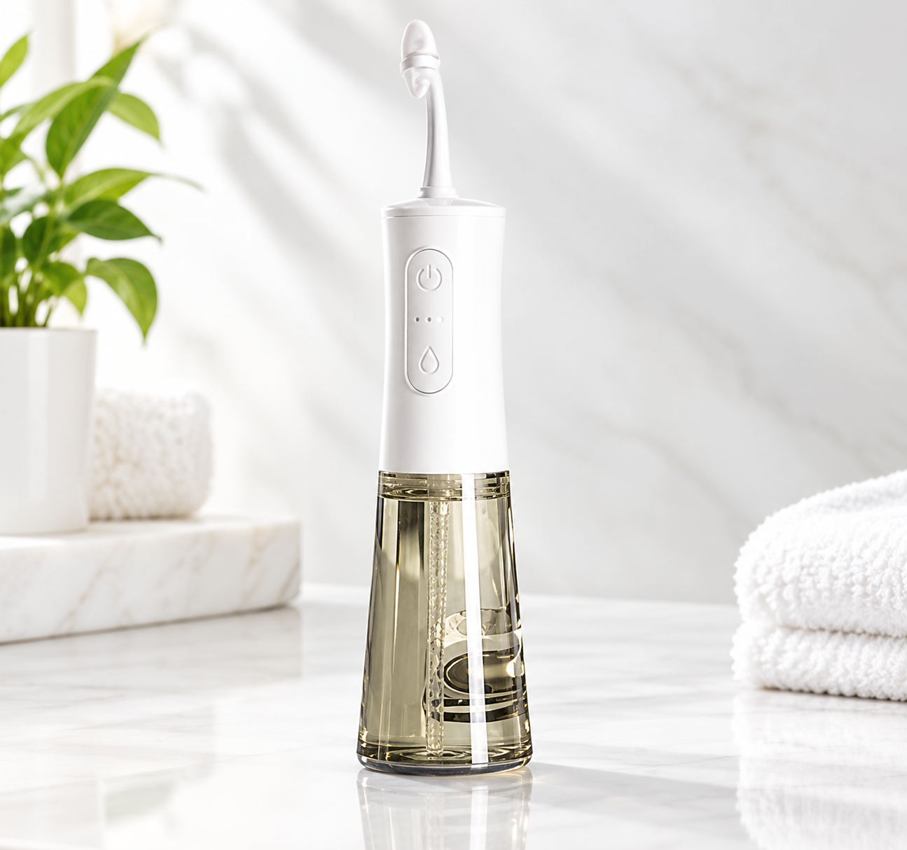 Miracle Smile cordless water flosser for daily oral care