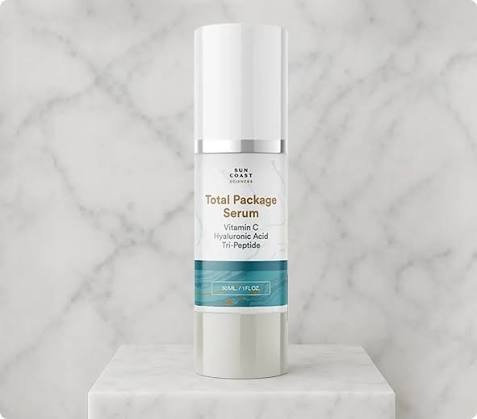 Total Package Serum facial skincare product for a simple daily skincare routine