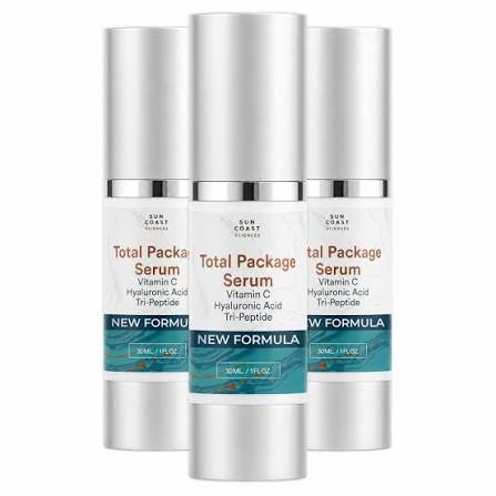 Total Package Serum Sun Coast lightweight facial serum for daily skincare